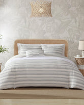Tommy Bahama | Island Micro Waffle 4-Piece King Comforter Set / Coconut