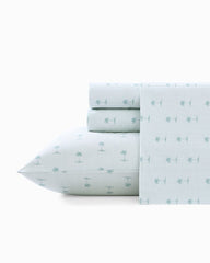 Tommy Bahama | Kew Palms 4-Piece King Sheet Set / Blue/Silver