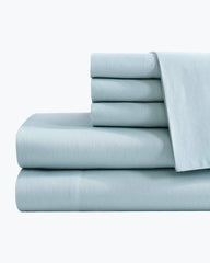Tommy Bahama | Solid Sateen 6-Piece Queen Sheet Set / Blue