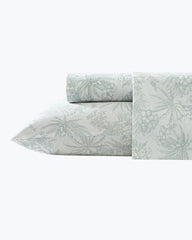 Tommy Bahama | Pen and Ink 4-Piece Queen Sheet Set / Spring Green