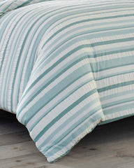 Tommy Bahama | Clearwater Cay 3-Piece Full/Queen Comforter Set / Blue/Silver