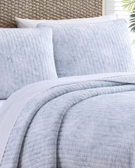 Tommy Bahama | Makena 3-Piece Full/Queen Quilt Set / Blue