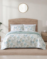Tommy Bahama | Freeport 3-Piece Full/Queen Quilt Set / Blue
