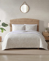 Tommy Bahama | Ocean Deep Reversible 2-Piece Twin Quilt Set / Beige