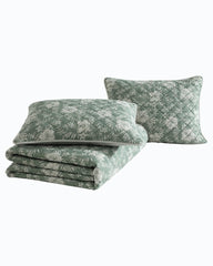 Tommy Bahama | Hibiscus Jungle Reversible 3-Piece Full/Queen Quilt Set / Jungle