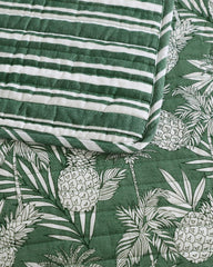 Tommy Bahama | Pineapple Venture 3-Piece Full/Queen Quilt Set / Green