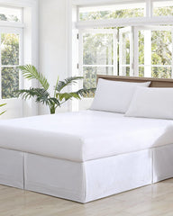 Tommy Bahama | Solid Tailored King Bed Skirt / White