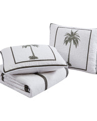 Tommy Bahama | Palm Island King Quilted King Sham / Grey