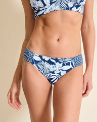 Tommy Bahama | Island Cays Blooms Reversible Hipster Bikini Bottoms / Mare Navy Rev