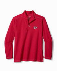Tommy Bahama | NFL Emfielder Half-Zip Sweatshirt / kansas_city_chiefs