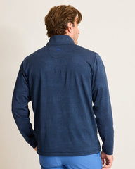 Tommy Bahama | Monstera Fade IslandZone® Half-Zip Sweatshirt / Blue Note