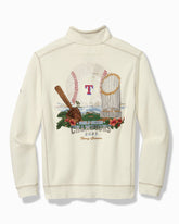 Tommy Bahama | 2023 MLB® World Series™ Tobago Bay Half-Zip Sweatshirt / texas_rangers