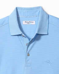 Tommy Bahama | Bay Stripe IslandZone® Polo / Seabank Sky