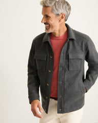 Tommy Bahama | Silver Lake CPO Shirt Jacket / Coal