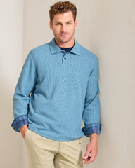 Tommy Bahama | Las Arias Sweatshirt Polo / Corfu Blue Heather