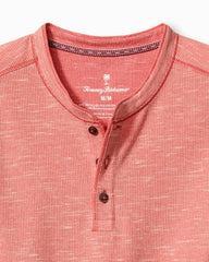 Tommy Bahama | Morro Beach Long-Sleeve Henley / Red Ginger