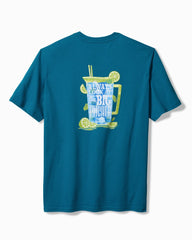 Tommy Bahama | Always Look at the Big Pitcher Graphic T-Shirt / Blue Allure