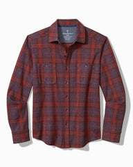 Tommy Bahama | Fireside San Miguel Stretch Flannel Shirt / Rhododendron