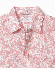 Tommy Bahama | San Lucio Casa Vines Knit Stretch Shirt / Rose Red