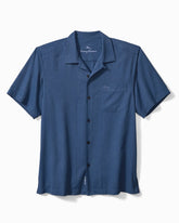Tommy Bahama | Coastal Breeze Check IslandZone® Camp Shirt / Dockside Blue