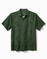 Tommy Bahama | Bali Border Silk Camp Shirt / Emerald
