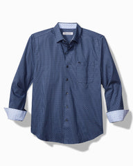 Tommy Bahama | Sarasota Stretch Ventura Isles IslandZone® Stripe Shirt / Island Navy