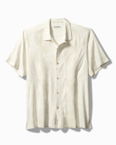 Tommy Bahama | Del Palms Embroidered Silk Camp Shirt / Continental