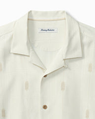 Tommy Bahama | Pina Palms Embroidered Silk Camp Shirt / Continental