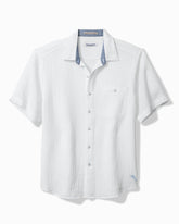 Tommy Bahama | Beachside Cotton Cruiser Short-Sleeve Shirt / White