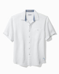 Tommy Bahama | Beachside Cotton Cruiser Short-Sleeve Shirt / White