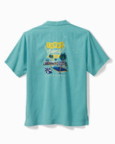 Tommy Bahama | Retro Lounge Silk Camp Shirt / Como Blue