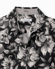 Tommy Bahama | Hibiscus Hideaway Silk Camp Shirt / Black