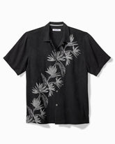 Tommy Bahama | Across Paradise Silk Camp Shirt / Black
