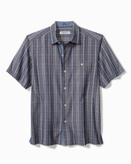 Tommy Bahama | Coconut Point Samba Stripe IslandZone® Camp Shirt / Island Navy