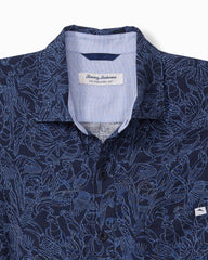 Tommy Bahama | Veracruz Cay Paradise Pajaro Short-Sleeve Shirt / Deep Tahoe