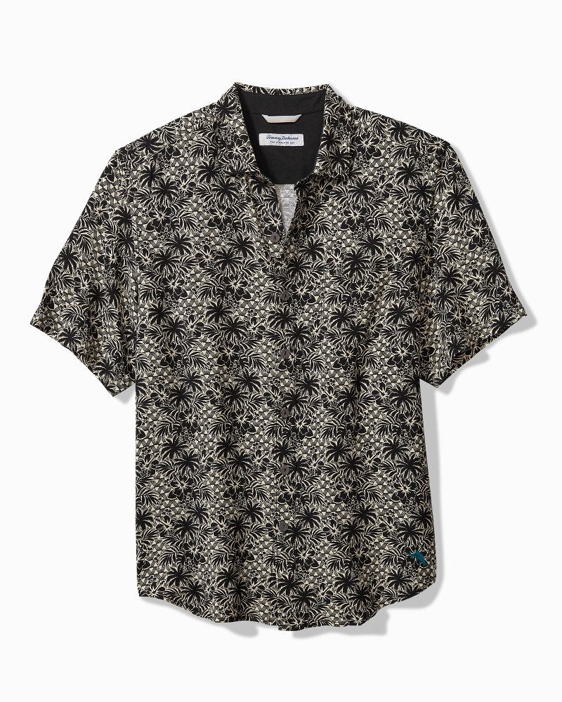 Tommy Bahama | Veracruz Cay Palm Cascade Short-Sleeve Shirt / Black