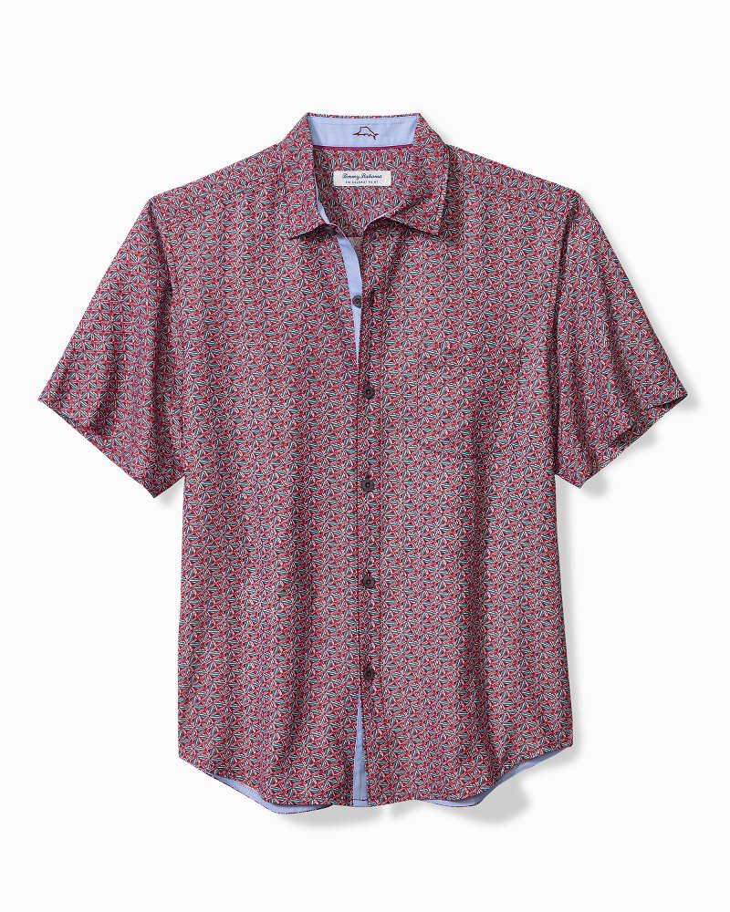 Tommy Bahama | Coconut Point Beachcomber Geo IslandZone® Camp Shirt / After Dark