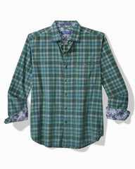 Tommy Bahama | Coastline Cord Stretch Lagoon Check Shirt / Deep Slate