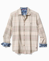 Tommy Bahama | Canyon Beach Pebble Cay Plaid Stretch Flannel Shirt / Feather Down