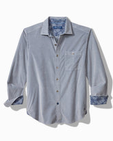 Tommy Bahama | Coastline Cord Stretch Sun Fade Shirt / Denimblau
