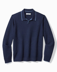 Tommy Bahama | Coolside Harbor IslandZone® Sweater Polo / Navy