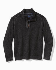 Tommy Bahama | Sunbreak Half-Zip Sweater / Black