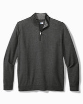 Tommy Bahama | Coolside Legend Half-Zip IslandZone® Sweater / Grey Mist