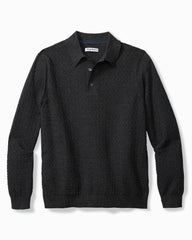 Tommy Bahama | Capital Cable Sweater Polo / Black