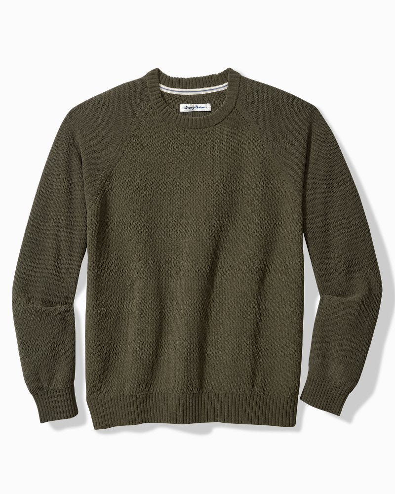 Tommy Bahama | Shoreline Surfcomber Crew Sweater / Forest Night