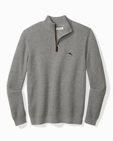 Tommy Bahama | Marlin Luxe Half-Zip Sweater / Carbon Grey Heather