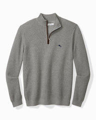 Tommy Bahama | Marlin Luxe Half-Zip Sweater / Carbon Grey Heather
