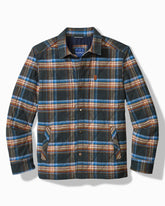 Tommy Bahama | Oak Harbor Flannel Shirt Jacket / Deep Slate