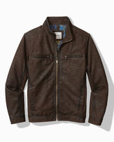 Tommy Bahama | Highland Rocker Leather Jacket / Dark Brown