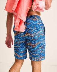 Tommy Bahama | Baja Monte Rio Geo 9-Inch Boardshorts / Kingdom Blue